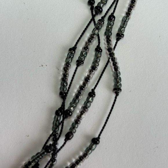 Vintage Silpada Silver & Gray Stone Necklace - Picture 4 of 5